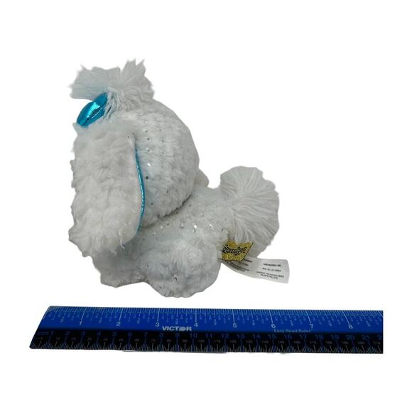 P.Lushes Pets Bianca Blings Dog Plush 6" Gund 2021 Stuffed Animal Toy White Blue - Picture 13 of 13